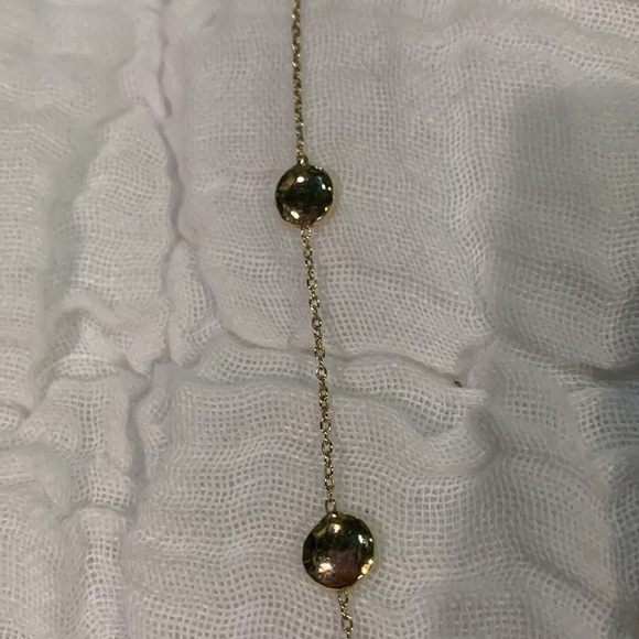 NWOT Ippolita Long hammered necklace in 18K gold - Picture 4 of 6